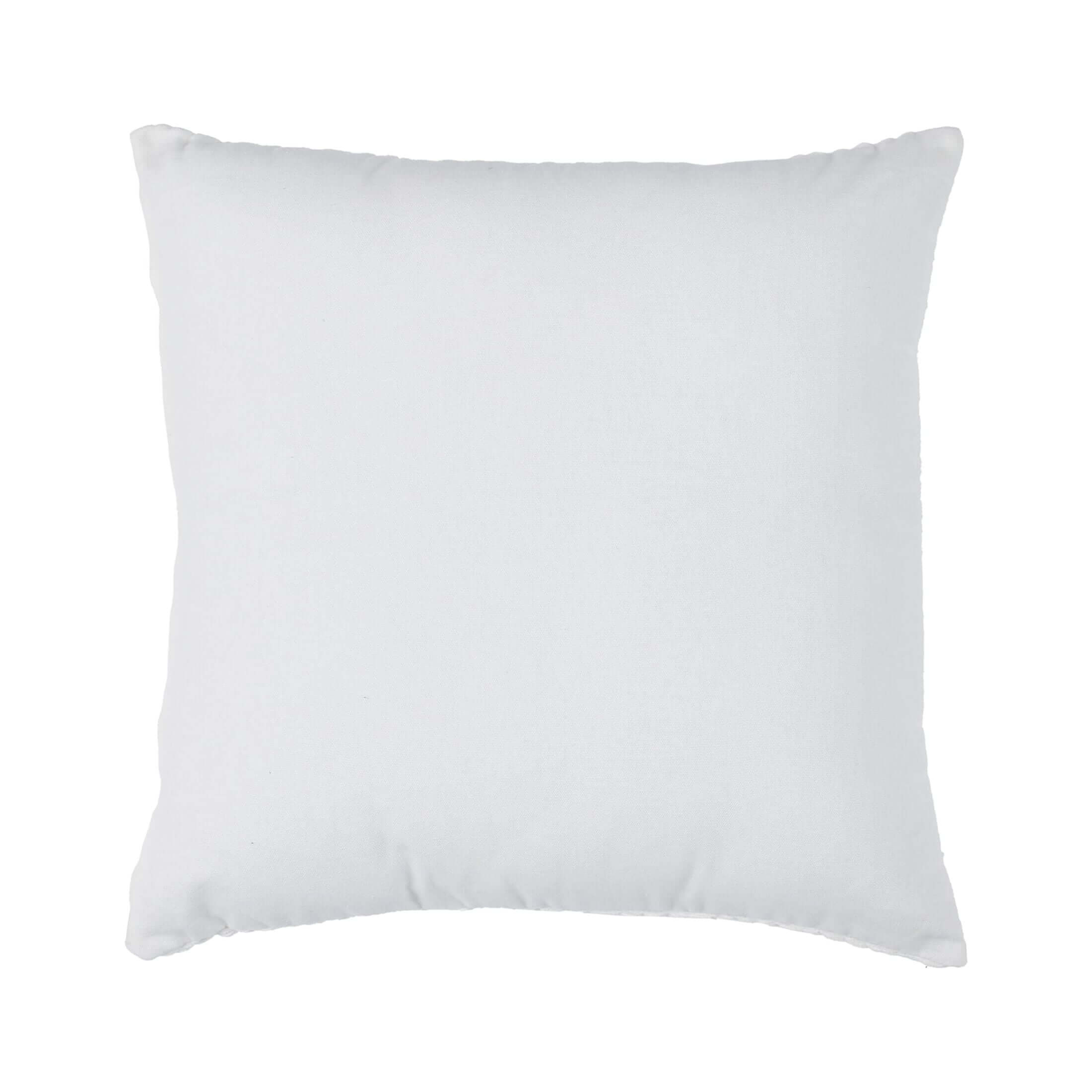 20" X 20" Baker Fan Ivory Cotton Decorative Pillow