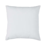 20" X 20" Baker Fan Ivory Cotton Decorative Pillow