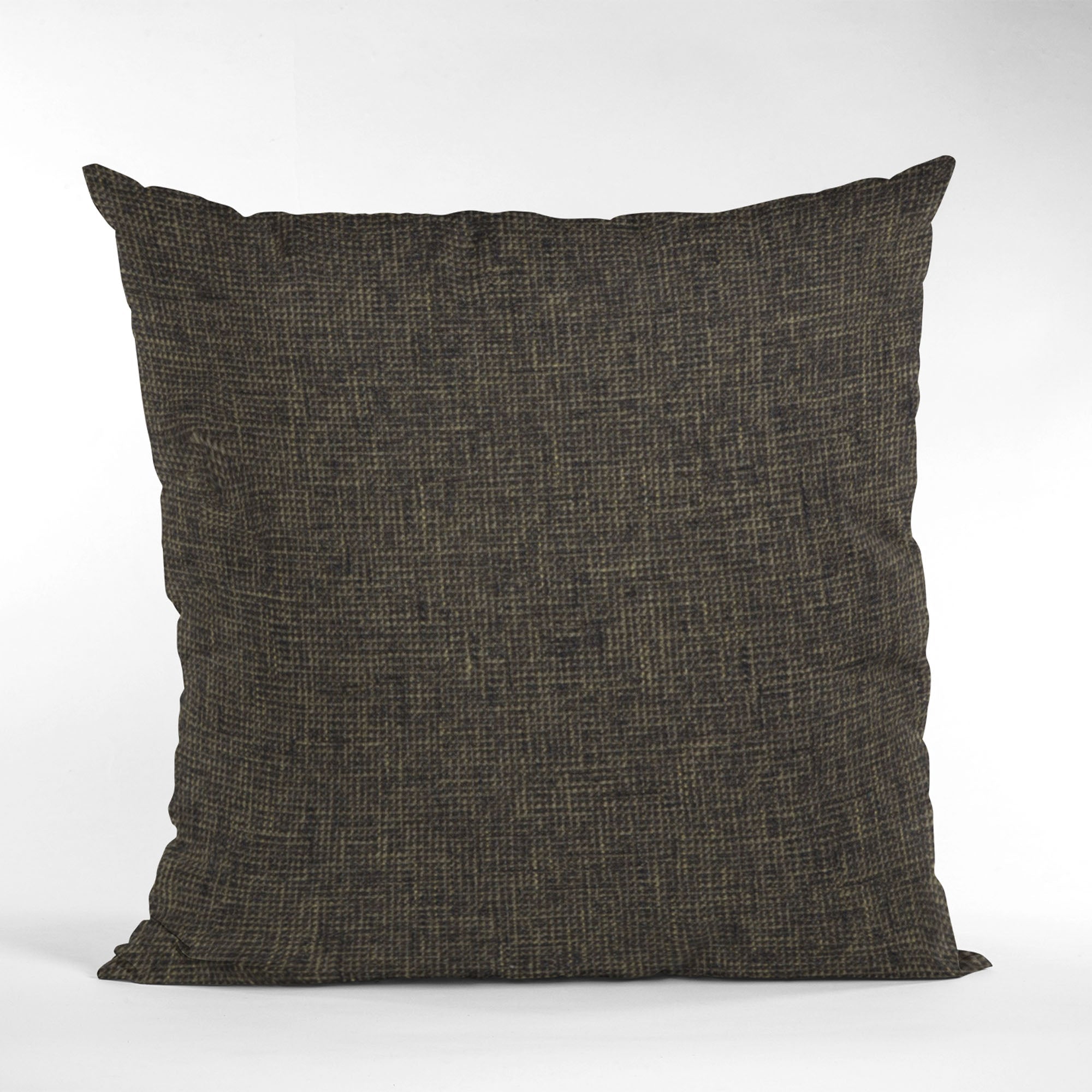 Plutus Espresso Waffle Textured Solid, Sort Of A Waffle Texture Luxury Throw Pillow-4