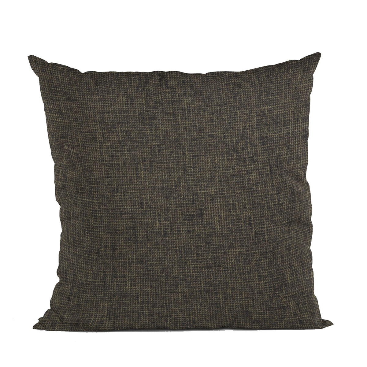 Plutus Espresso Waffle Textured Solid, Sort Of A Waffle Texture Luxury Throw Pillow-0