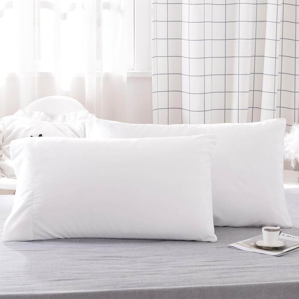  Brushed Plain Hypoallergenic And Breathable Pillowcases Villa Pillows