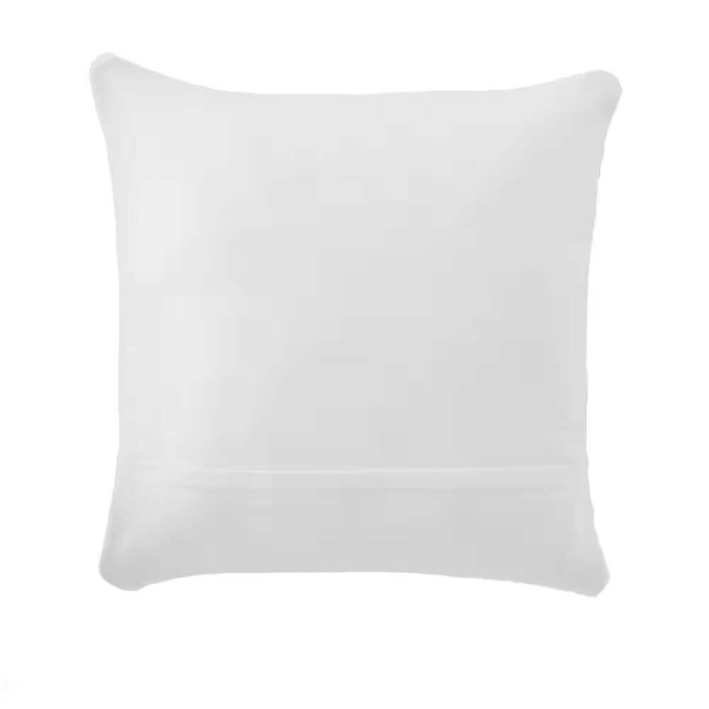  Cream Fringe Textured 18 In. X 18 In. Square Decorative Throw Pillow Villa Pillows