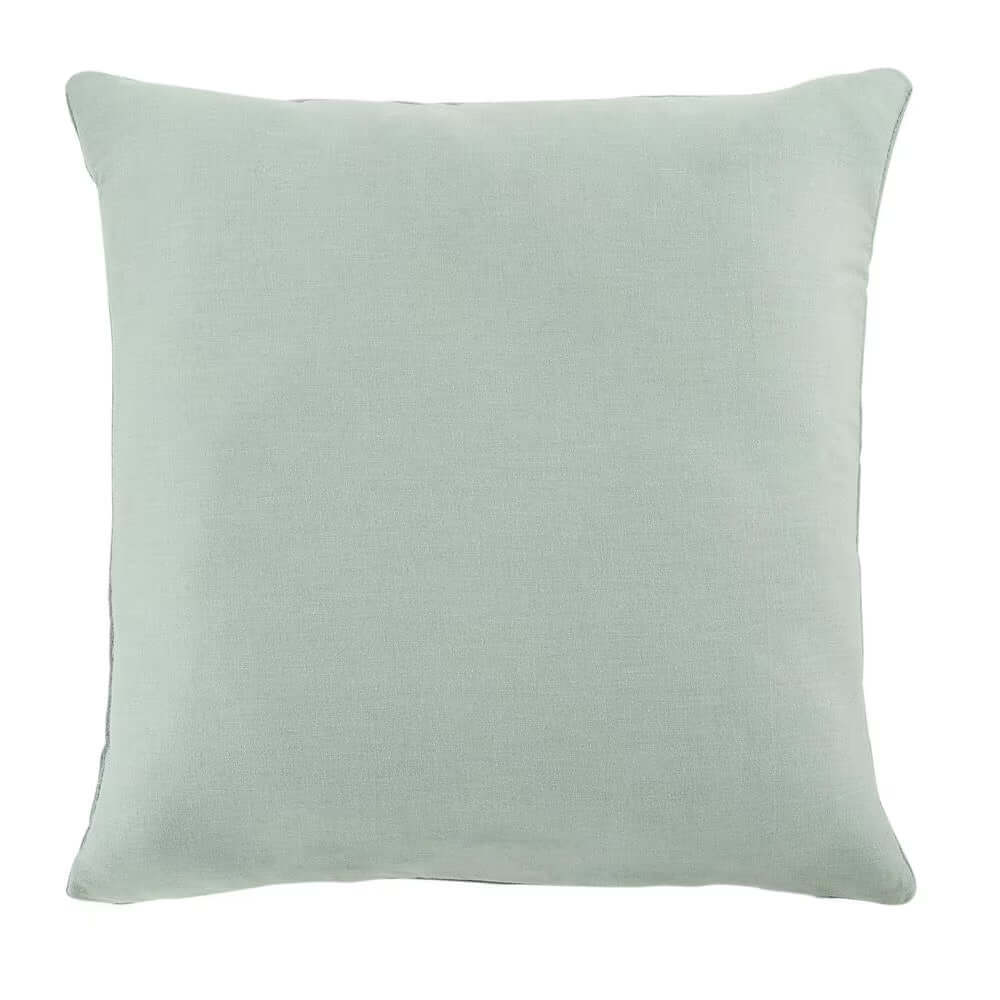  Pale Blue Geometric Pleated 18 In. X 18 In. Square Decorative Throw Pillow Villa Pillows